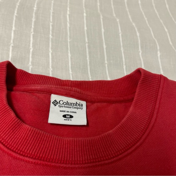 ✨Red VINTAGE COLUMBIA crew neck !✨ - Picture 5 of 6